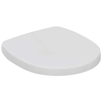 Image de Ideal Standard Abattant WC Connect Space, Lunette recouvrant, Blanc 39 cm long, Modèle authentique, E129001