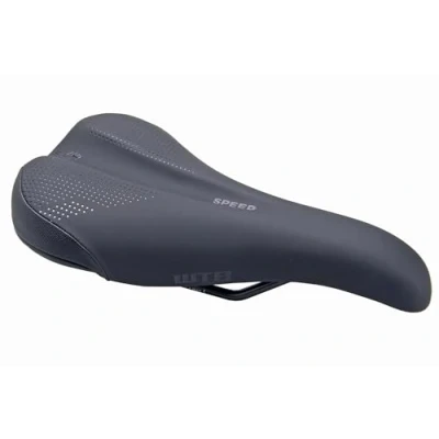 Image de WTB Selle de vélo Vitesse (Largeur Moyenne) Absorbant Les Chocs avec Base Souple à Double composé, Rembourrage épais, Housse en Microfibre et Coins ABR pour Une Performance Confortable