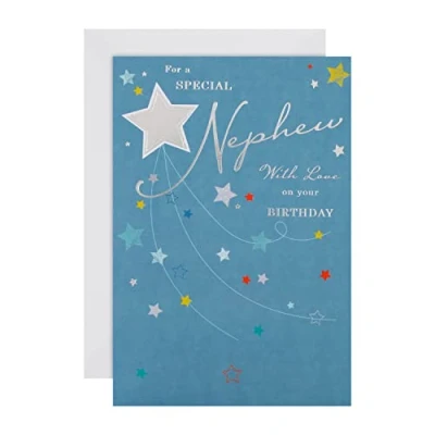 Image de Hallmark Carte d&#039;anniversaire pour neveu Motif étoile