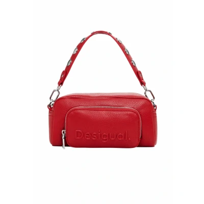 Image de Desigual Accessoires Sac de Corps PU Across, Accessories Body Bag Femmes, Rouge, One Size