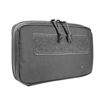 Image de Tasmanian Tiger TT Leader Admin Pouch Sac à dos avec de nombreux compartiments pour petits accessoires et EDC, compatible Molle Gris titane