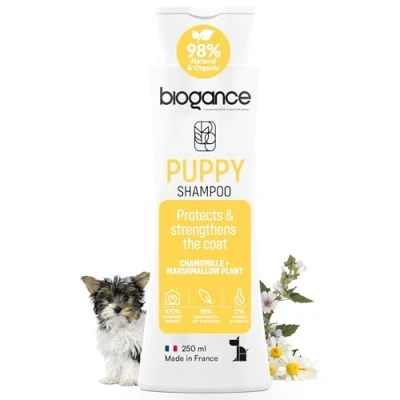 Image de Biogance Shampooing pour chiots, sans paraben, formulé à partir d&#039;actif bio et d&#039;ingrédients d&#039;origine naturelle