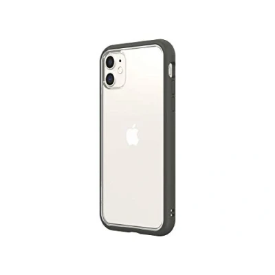 Image de RhinoShield Coque Compatible avec [iPhone 11] Mod NX Protection Fine Personnalisable Technologie d&#039;absorption des Chocs [sans BPA] Graphite