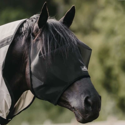 Image de Kentucky Horsewear Masque Anti Mouches Classic sans Oreilles Noir