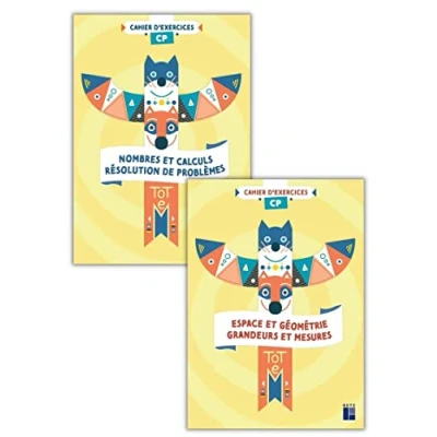 Image de Totem Mathématiques CP Fichiers numération + géométrie (2 volumes): Nombres et calculs / Résolution de problèmes Espace Grandeurs mesures