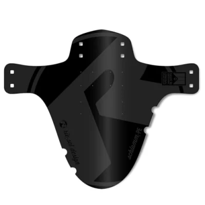 Image de Riesel Design ® Garde Boue : modèle Schlamm PE livré avec Colliers Rilsan/pour Toutes Les Tailles de vélo, pneus Jusqu’à 2.6’’ Made in Germany Stealth