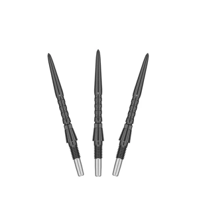 Image de Target Darts Swiss Point Storm Dart Points, Surge (Paquet de 3 Embouts) 30MM Noir Changer Les Pointes fléchettes, Storm, Accessoires fléchettes Professionnels