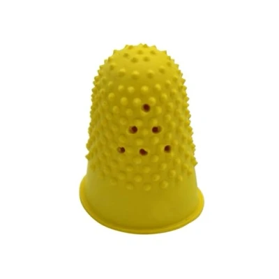 Image de WONDAY Sachet de 12 Doigtiers Caoutchouc N 2 diamètre 21 mm Jaune