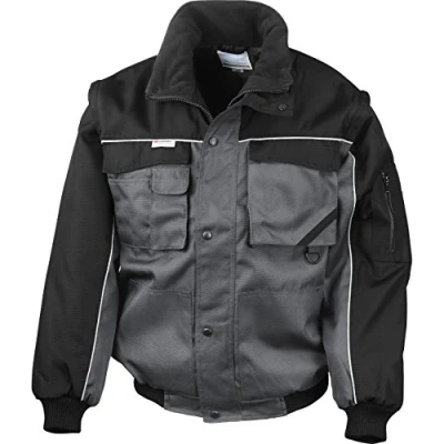 Image de Résultat Re71 a Work Guard Housse à Fermeture Éclair Robuste Veste Pilote XL Gris/Noir