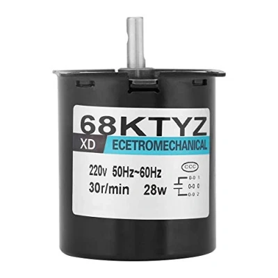 Image de moteur synchrone CW/CCW du 68KTYZ, à engrenages aimant permanent 220V 28W(30 tours/minute)