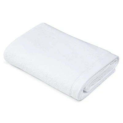 Image de Sowel® serviette de bain qualité supérieure 100 x 150 cm, en % coton biologique, fabriquée au Portugal, blanche