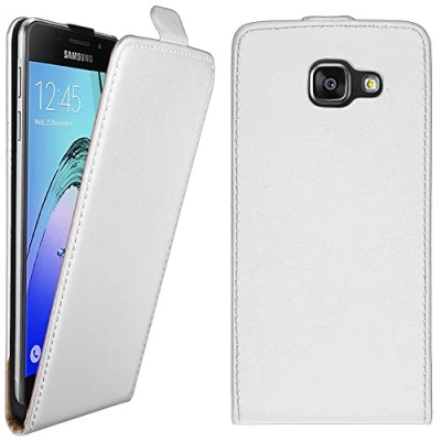 Image de ebestStar Coque Compatible avec Samsung A5 2016 Galaxy SM A510F Etui Housse PU Cuir Rabat Ultra Fin (Ultra Slim Case), Blanc [Appareil: 144.8 x 71 7.3mm, 5.2&#039;&#039;]
