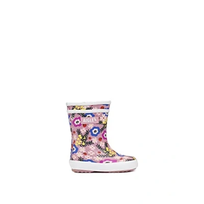 Image de Aigle Garçon Unisex Kinder Baby Flac Play2 Botte de Pluie, Multicolore Flower Power, 19 EU