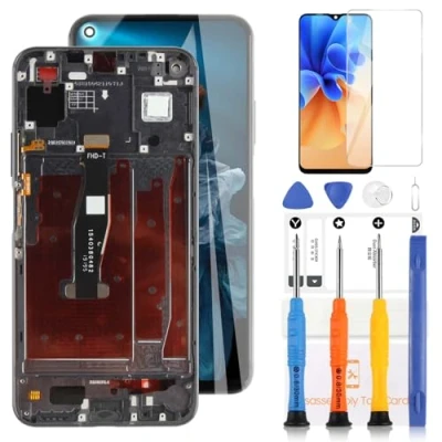 Image de Écran pour Huawei Nova 5T Affichage Honor 20 YAL L21 LCD PRO/Honor 20s Tactile Verre Digitizer Assemblée Remplacement avec Outils(Noir Cadre)
