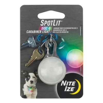 Image de Nite Ize SpotLit LED Mousqueton Porte clés Lumineux Disc O