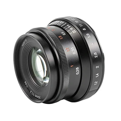 Image de 7artisans Objectif 35 mm f1.2 Mark II APS C à Ouverture Large pour Sony A6000 A6300 A6400 A6500 NEX 3 3R 5T