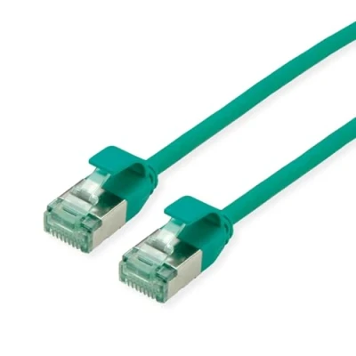 Image de ROLINE Câble Patch RM U/FTP DataCenter Cat.6A (Class EA), Slim, Vert, 2 m