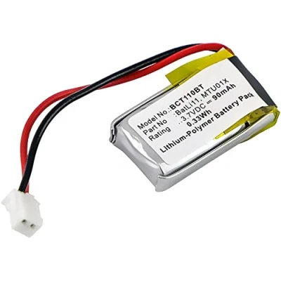 Image de subtel® Batterie Rechange BatLi11 90mAh pour Intercom Logisty D5131 / L5131 L5141 L5142 Accu Remplacement domotique sécurité Maison