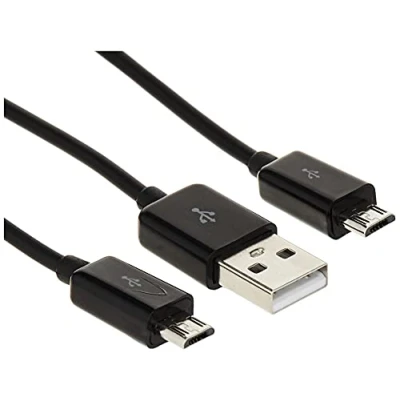 Image de Steelplay JVAPS400040 câble USB 3 m 2.0 A 2 x Micro B Noir Neuf