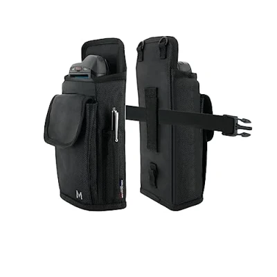 Image de MOBILIS Holster pour Terminal de Saisie &amp; Smartphone Ceinture et Poche Accessoires Système Mains Libres Taille L (Taille Max Appareil 11 x 23.5 4.5 cm)