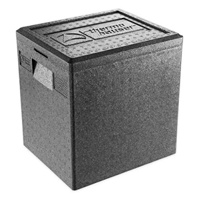 Image de Thermohauser Boîte isotherme en polypropylène GN 1/2 Avec couvercle 31 l 39 x 33 41 cm.
