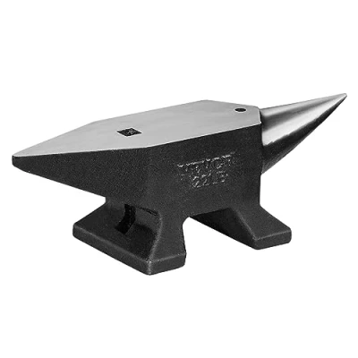 Image de VEVOR Enclume de Forgeron 10 kg à Une Bigorne en Acier Moulé Table Travail 260x82 mm Dureté 50HRC Style Londonien avec Trou Rond 9,5 et Carré 16 Métallurgiste Bijoutier Atelier Métaux