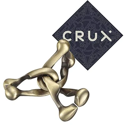 Image de Hanayama Puzzle de la Trinité Niveau 6 sur Difficulté Grandmaster Comprend un autocollant Crux