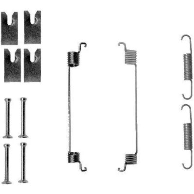 Image de TEXTAR 97031500 Kit d&#039;accessoires, mâchoire de frein FIAT: 500 3 portes, Panda II 5 Punto Evo 3/5 OPEL: Corsa D portes
