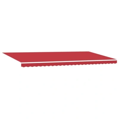 Image de vidaXL Tissu de Remplacement d&#039;auvent pour Cadre 6x3.5 m Rouge