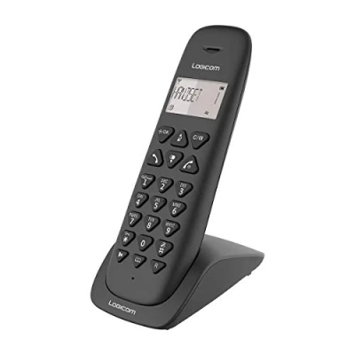 Image de Téléphone fixe sans fil WLAN messagerie vocale Solo Téléphones analogiques et DECT Logicom Ligne Vega 150 noire