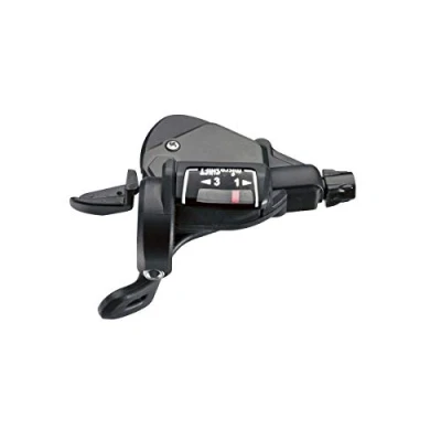 Image de Manette derrailleur avant Microshift Trigger noir 3 vitesses