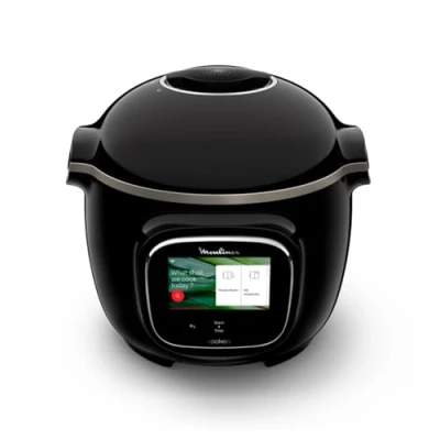Image de Moulinex Cookeo Touch Wifi Multicuiseur intelligent haute pression + moule à gâteaux 18 cm, 6 L, Ecran tactile, 250 recettes intégrées, Application YY5297FB, Noir