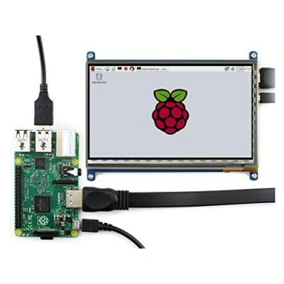 Image de Waveshare 7 inch 1024*600 Capacitive Touch Screen LCD Display HDMI Interface Custom Raspbian Angstrom Supports Various Systems for All Ver. Raspberry pi Beaglebone Black Banana Pi/Pro Video Photo Kit