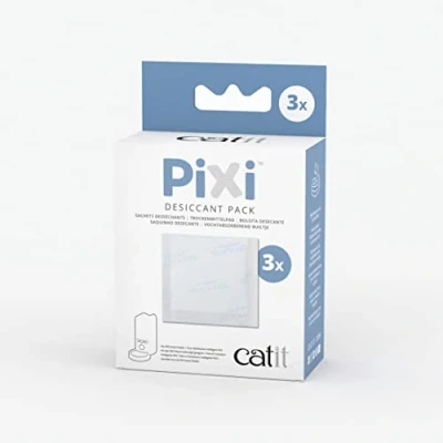 Image de Catit PIXI Smart Feeder Lot de 3 tampons déshydratants rechange pour distributeur automatique nourriture chat, blanc