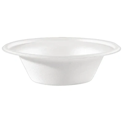 Image de Fiesta Lot de 50 bols ronds en bagasse compostables Vert 283,5 g