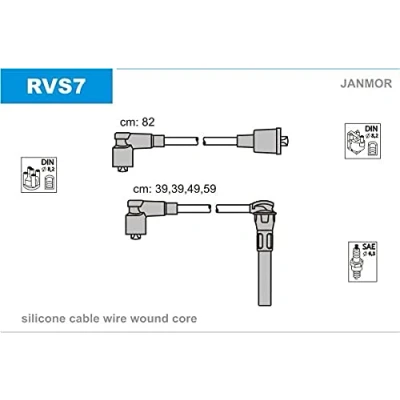 Image de JANMOR RVS7 Jeu De Fils d&#039;Allumage ROVER: 200 Cabriolet