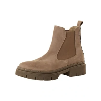 Image de Tamaris Bottines à plateau, Femme, Taille: 42, Dune nubuc Cuir