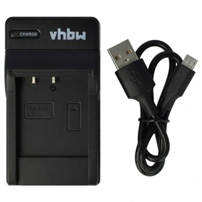 Image de vhbw Chargeur USB de batterie compatible avec Kodak EasyShare M863, M893, M893 IS, M1063, M1073 appareil photo digital,