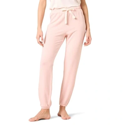 Image de Amazon Essentials Pantalon de Pyjama Type Jogging d’Intérieur en Éponge Légère Femme, Rose Blush, XL
