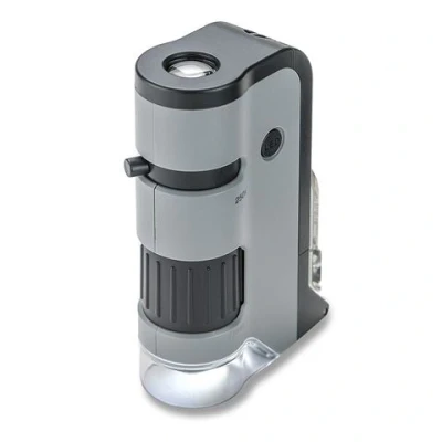 Image de Microscope de poche éclairé LED Carson MicroFlip 100 250x avec adaptateur pour smartphone MP 250