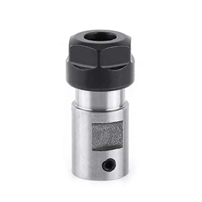 Image de Akozon ER11 Pince à sertir avec mandrin de serrage pour motobine, tige rallonge, intérieur 8 mm Collet Chuck Motor Shaft Spindle Extension Rod fraisage CNC