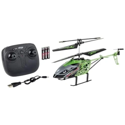 Image de Carson 500507174 Easy Tyrann 280 2,4 GHz 100% RTF Vert RC Heli, Hélicoptère télécommandé, Modèle (Ready to Fly) Robuste pour débutants, Batteries incluses, Enfants à partir de 12 Ans