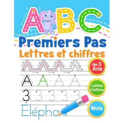 Image de ABC Premiers Pas: Cahier d&#039;écriture. Apprenons à tracer des lignes, formes, lettres et chiffres. d&#039;activités pour les enfants partir de 3 ans.