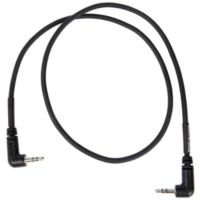 Image de BOSS BCC 2 3535 60 cm Câble TRS MIDI 3,5 mm compact procure une connexion premium grâce à des connecteurs coudés entre les pédales