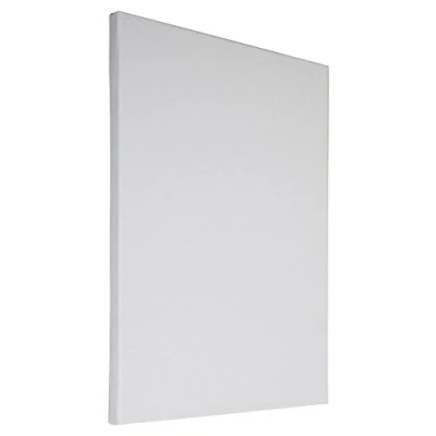 Image de Sundeer Arte &amp; 7140.0 Cadre avec Toile pour Peintres, Bois de Sapin/Coton, Blanc, 60 x 40 1,7 cm, fabriqué en Italie