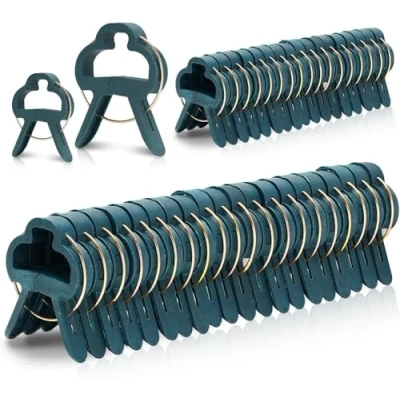 Image de KAHEIGN 100Pcs Pinces pour Plantes de Jardin, Support Jardinage en Serre Réutilisables Parterres Fleurs Vigne Légumes Tomates (2 Tailles)