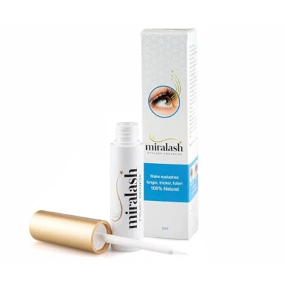 Image de MIRALASH Eyelash Conditioner 3ml, sérum pour cils allongeant les et favorisant leur croissance, longs épais de couleur foncée (1 pièce)