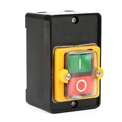 Image de AC220V/380V 10A KA0 10KH Interrupteur à bouton poussoir ON/OFF étanche autobloquant