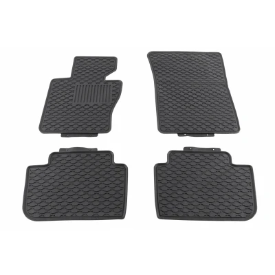 Image de VAICO V20 4094 Ensemble de tapis sol Caoutchouc avant et arrière 4 noir Sur mesure BMW: X3