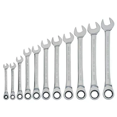 Image de Craftsman CMMT87021 Jeu de 11 clés à cliquet métriques 12 pans